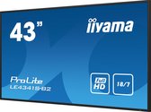 iiyama ProLite LE4341S-B2 - 43 Inch - IPS - Full HD - 18/7 werktijd - 350 cd/m²