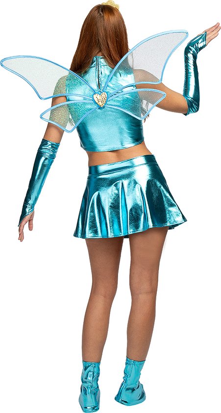 FUNIDELIA Déguisement Bloom pour femme - Winx Club - Taille : L - Blauw