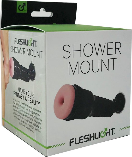 Fleshlight Shower Mount - Masturbator Zuignap, zwart - Fleshlight