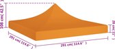 vidaXL-Partytentdak-270-g/m²-3x3-m-oranje