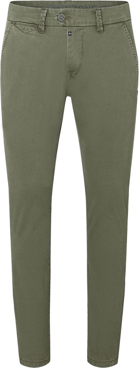 TIMEZONE Heren Chino Broek Slim JannoTZ slim Groen 30W / 32L Volwassenen