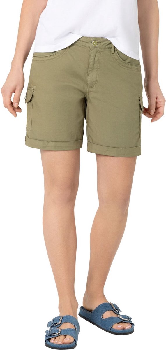 TIMEZONE Dames Short LOOSE ROSLYNTZ CARGO comfort/relaxed Groen W 29 Volwassenen