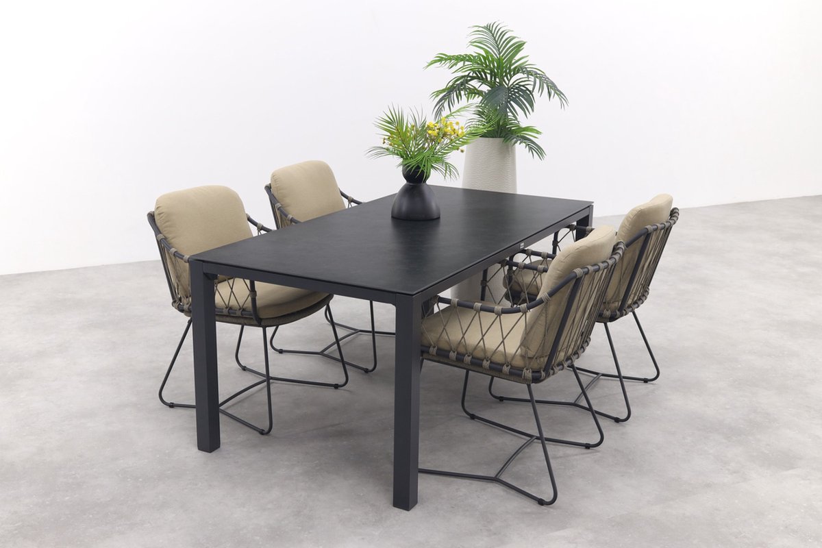Taste by 4 Seasons Outdoor tuinset met Prego/Chaneo design - 180x90 cm.