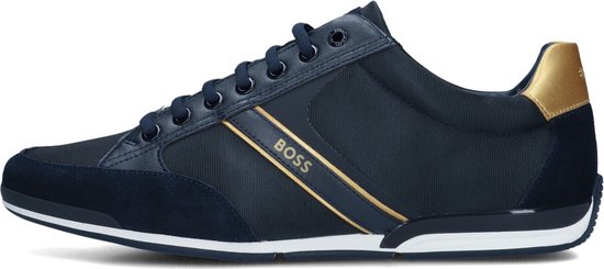 Boss Saturn Lowp Lage sneakers - Heren - Blauw - Maat 44