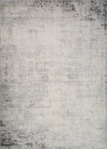 SURYA Vloerkleed - Woonkamer, Slaapkamer - Modern Abstract Tapijt ALIX - Wit/Grijs - 160x215 cm