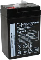 Quality Batteries Q-Batteries 6LS-4.5 LS 6V 4.5Ah AGM