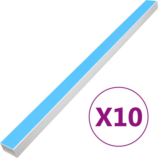 vidaXL - Kabelgoot - zelfklevend - 100x60 - mm - 10 - m - PVC