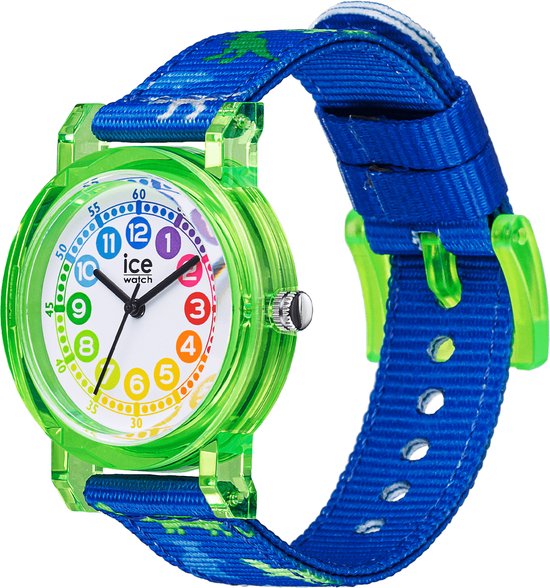 Ice Watch ICE learning - Green dinosaur 022693 Horloge - Textiel - Blauw - Ø 32 mm