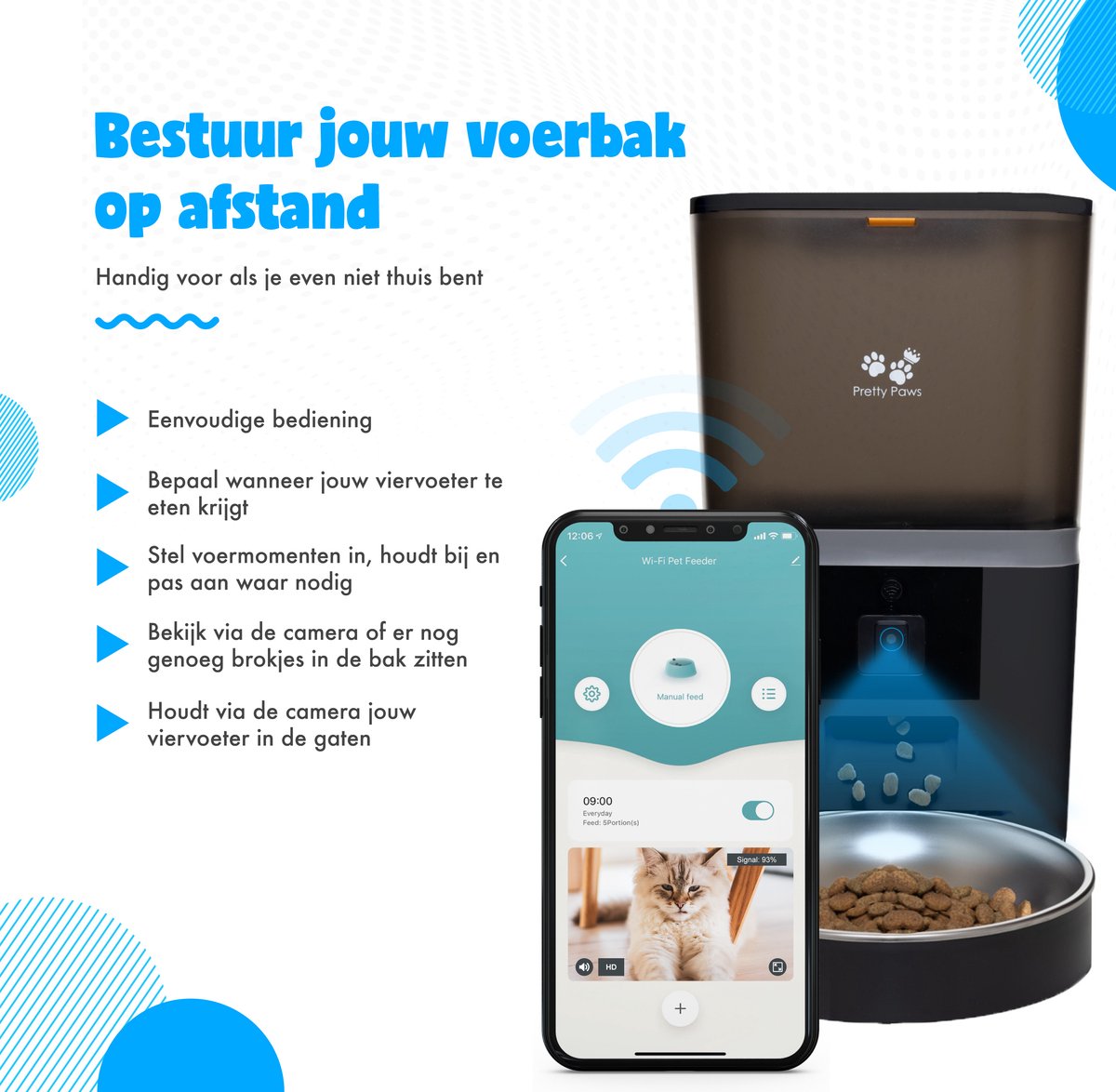 Pretty Paws QQ005 - Voerautomaat met - afbeelding 3