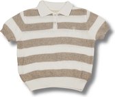 Merkloos Richie knitted polo striped | Two you Label 110-116