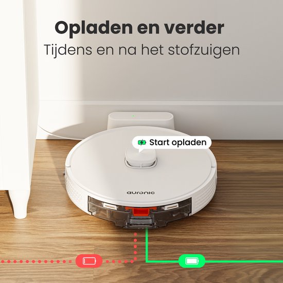 Robotstofzuigers,200PA Zuigkracht Automatische Elektrische