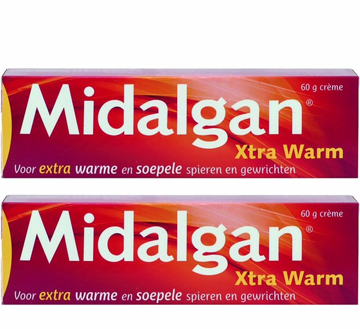 Midalgan Warm Crème 2x60gr