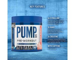 Applied Nutrition Pre-Workout - Applied Pump-3G 375g - Icy Blue Raz
