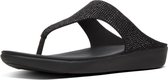 FitFlop™ Banda™ Crystalled Toe Post Black - Maat 37