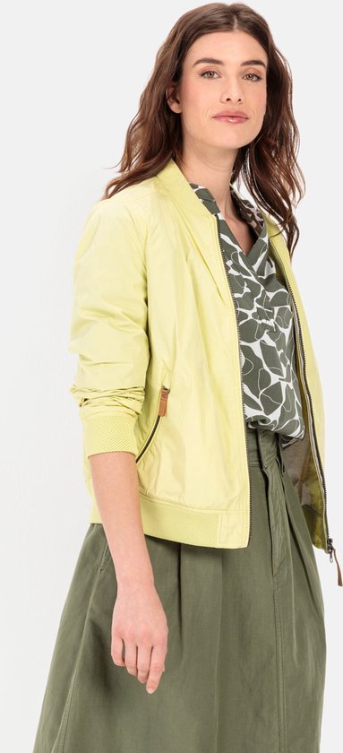 camel active Korte blouson van gerecycled polyester - Maat womenswear-36 - Geel