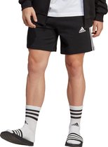 adidas Sportswear Essentials French Terry 3-Stripes Short - Heren - Zwart- XL