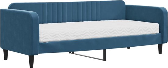 vidaXL-Slaapbank-met-matras-90x200-cm-fluweel-blauw