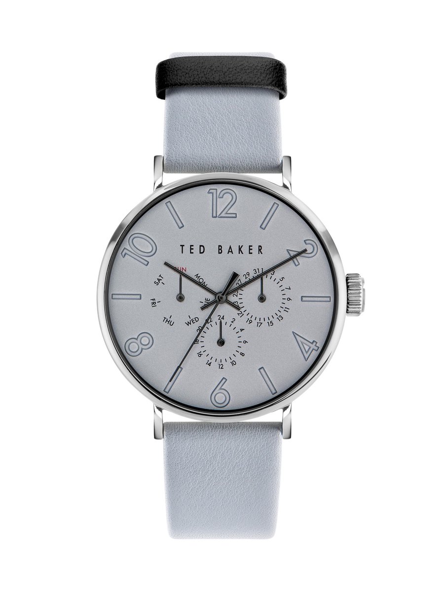 Ted Baker Phylipa Gents Timeless Tb Timeless Quartz Analog Watch Case: 100% Stainless Steel | Armband: 100% Leather 41 BKPPGS301W0, BKPPGS302W0, BKPPGS303W0, BKPPGS304W0