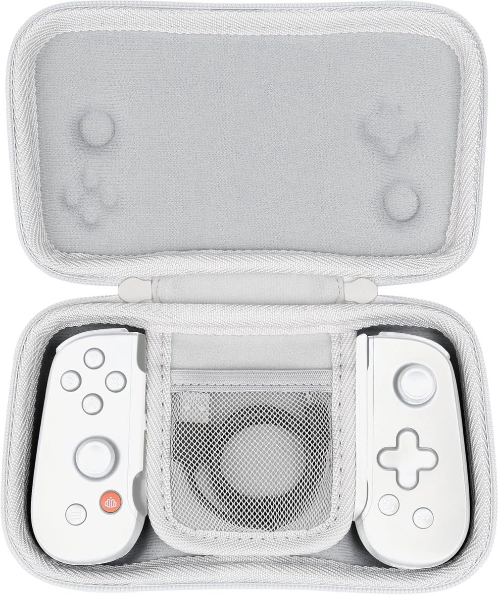 Duurzame Hard Case voor Gaming Controllers - Bescherming, Schokbestendig, Mobiel en Wit