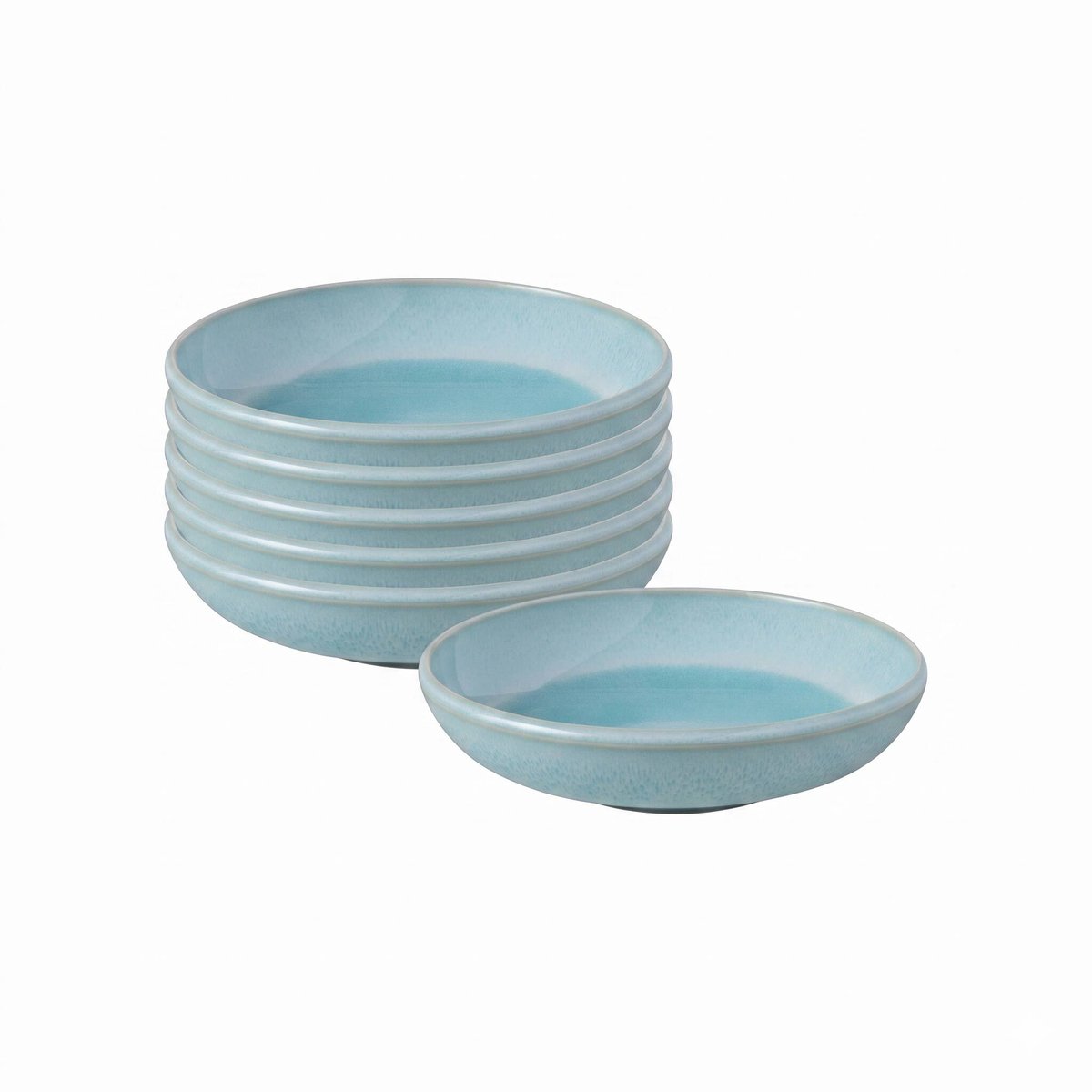 Dipschalen Perlemor Aqua ø 11,7 cm Set van 6