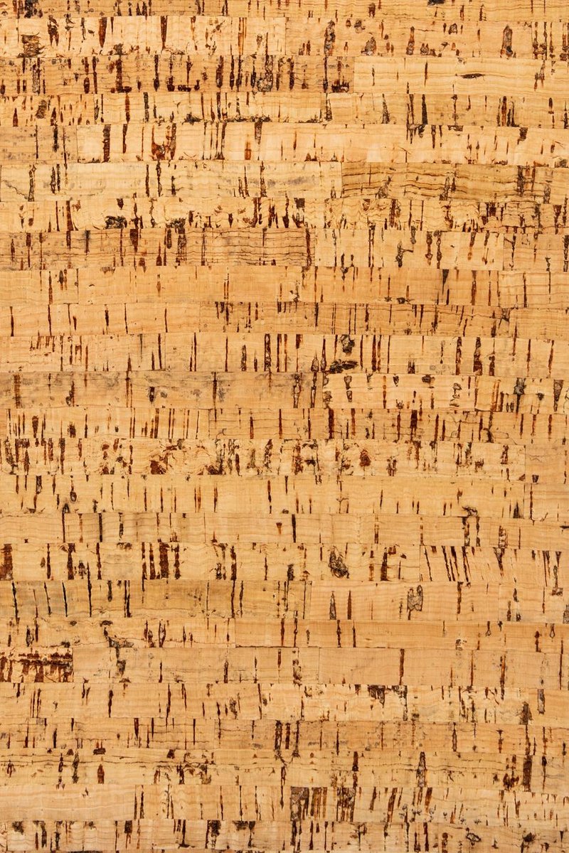 Kurk Behang - Tegels - Wandbekleding – Bruin / Naturel - 100% kurk – Rome - 3 mm dik - 0,3x0,6 – prikbord