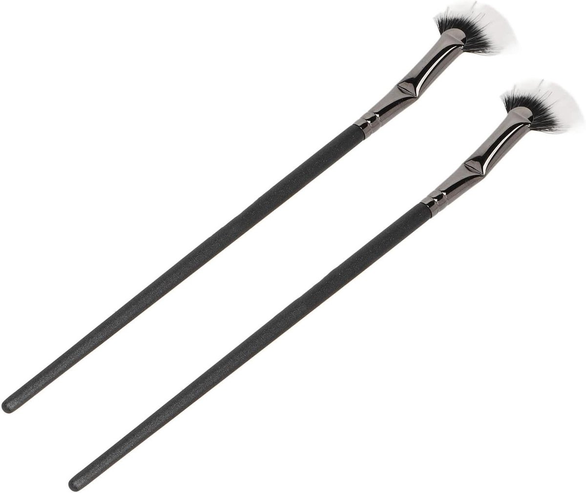 Dubbele Laag Mascara Borstels voor Klontvrij Aanbrengen, 120° Hoek, 2 Stuks, Perfect voor Oogvorm en Precisie Make-up