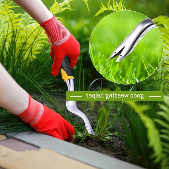 Weed Plugs - Manual Weed Hunter - Root Hunter - Weed Puller - Weder voor Diepe Wortels - Tuin Gereedschap van Merkloos	 — afbeelding 3