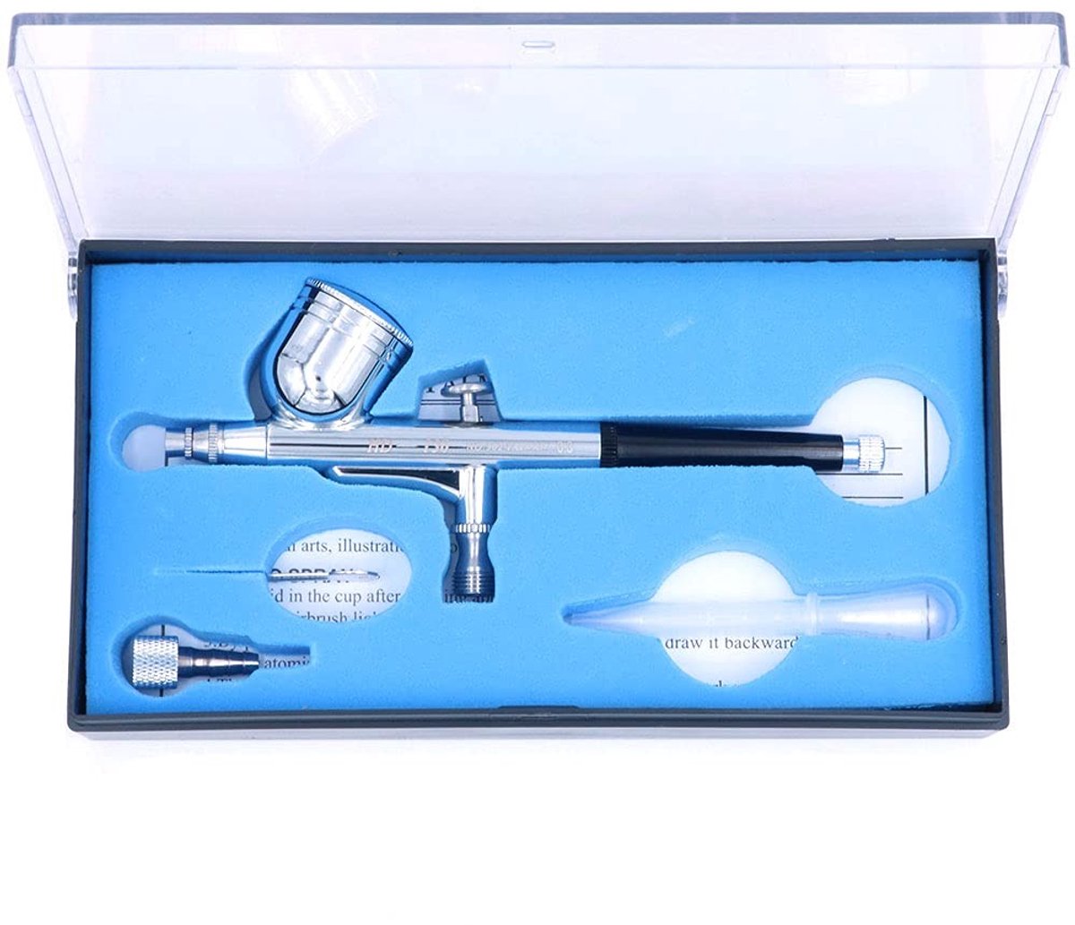 Allecto - 0.3mm zwaartekracht Feed Dual-Action Airbrush Paint Kit Set - Perfect voor Verven - Onderhoudsvrij - Multi - Gebruiksvriendelijk - Ideaal...