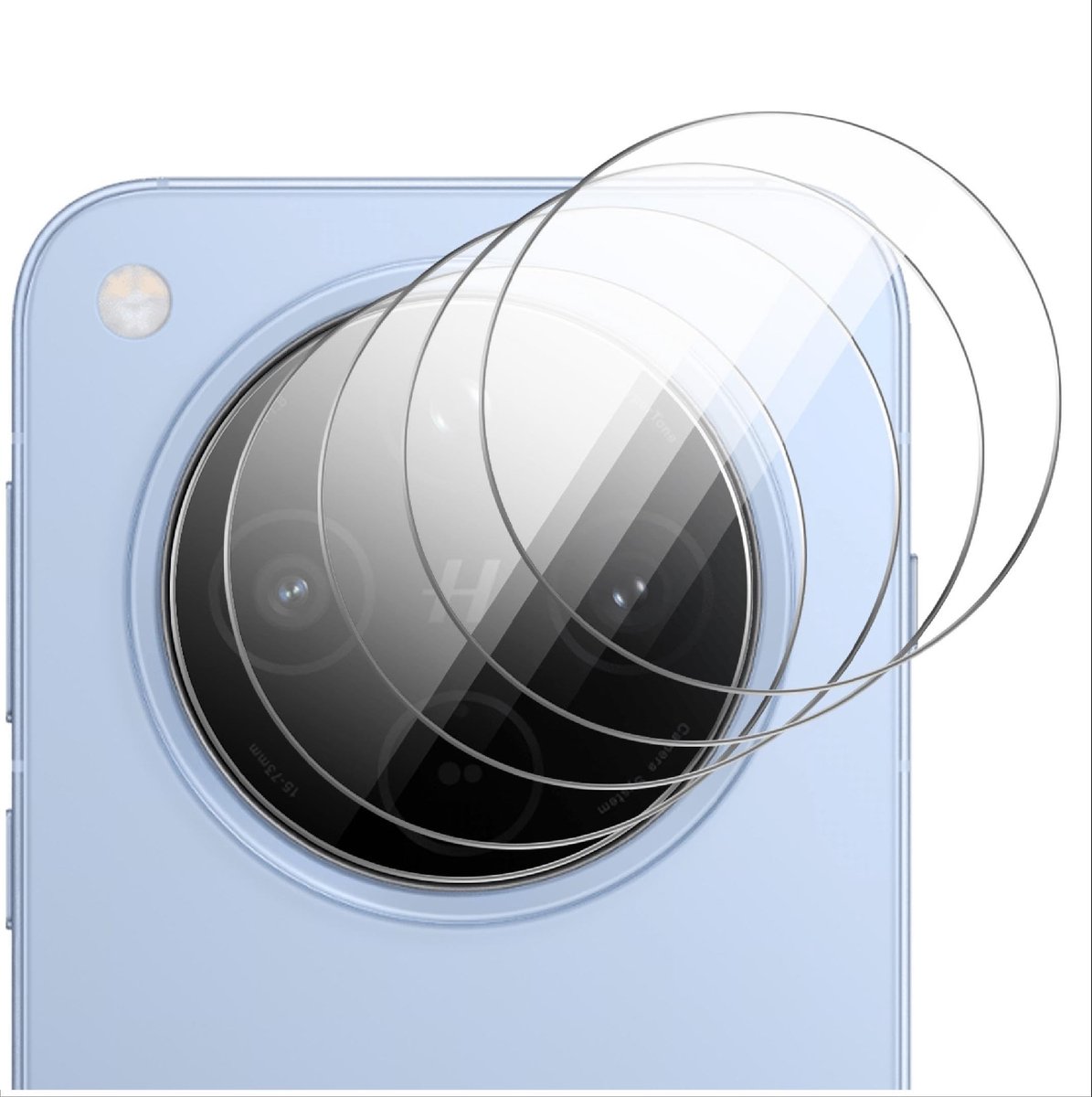 Allecto - Ultrathin Cameralensbeschermer - HD gehard glas - 4-pack - Compatibel met Find X8 - Bescherming voor je smartphone - Ideaal voor dag...