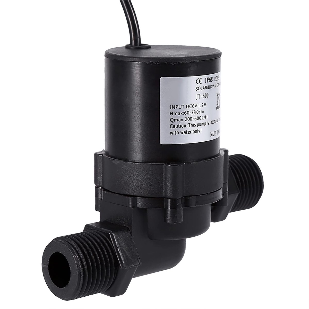 Allecto - Borstelloze Motor Water Transfer Pomp - Zonne-energie - Efficiënt en duurzaam - 12V DC - Mini-waterpomp - Geschikt voor keuken en badkame...