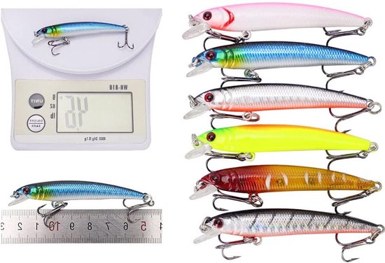 Complete set van 43 kleurrijke onderwaterhengels voor snoek, baars en forel vissen — afbeelding 2