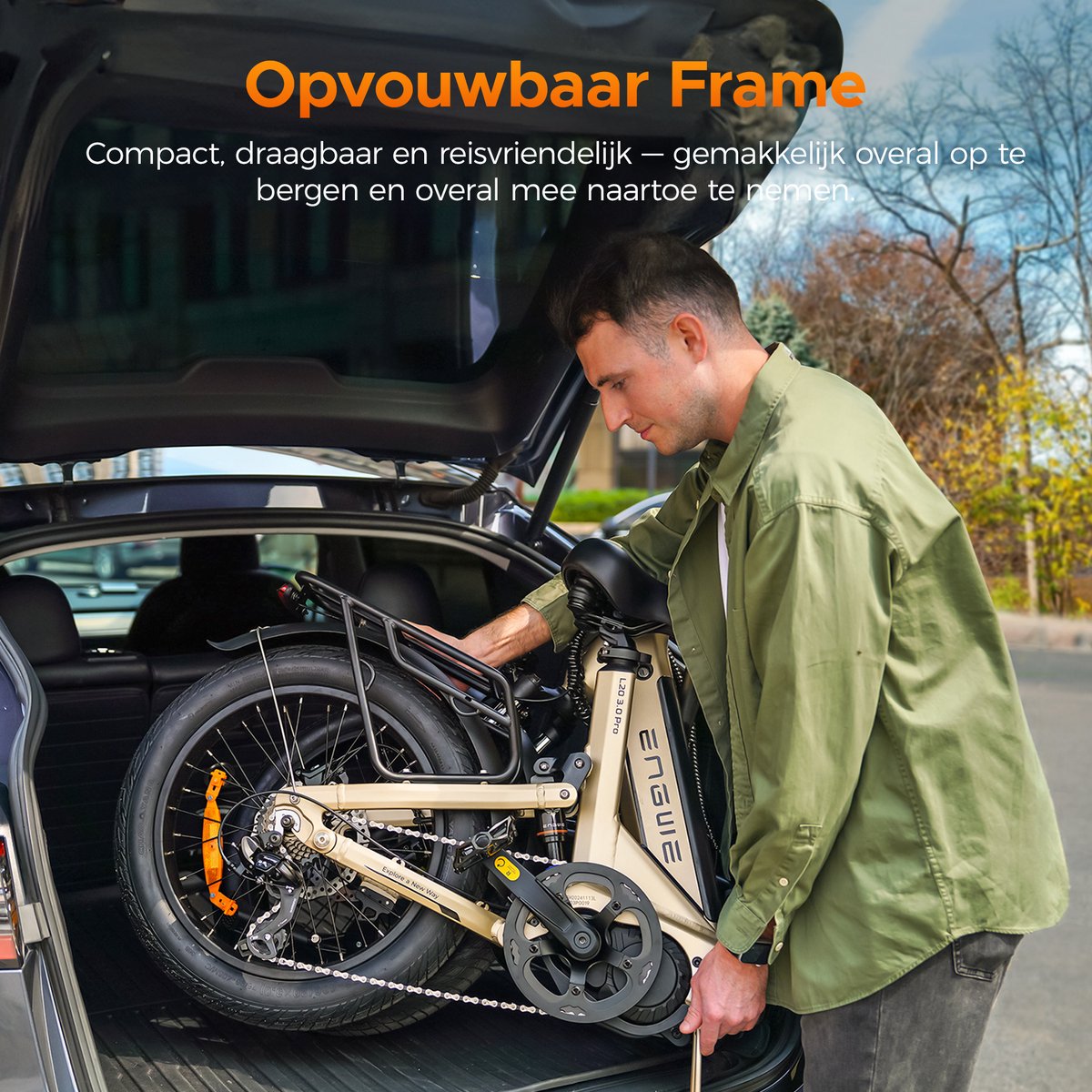 ENGWE L20 3.0 Pro Elektrische Fiets – 160 km Actieradius – 48V 15Ah Verwijderbare Batterij – 8A Snelladen (2u) – 100 Nm Koppel – Compacte Full Suspension – App Connect – Shimano 7 Versnellingen – Hydraulische Schijfremmen thumbnail 7