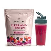 Naturecan Clear Whey Protein Bessen 1kg - Eiwit limonade - Wei-eiwitisolaat - 20 g eiwit