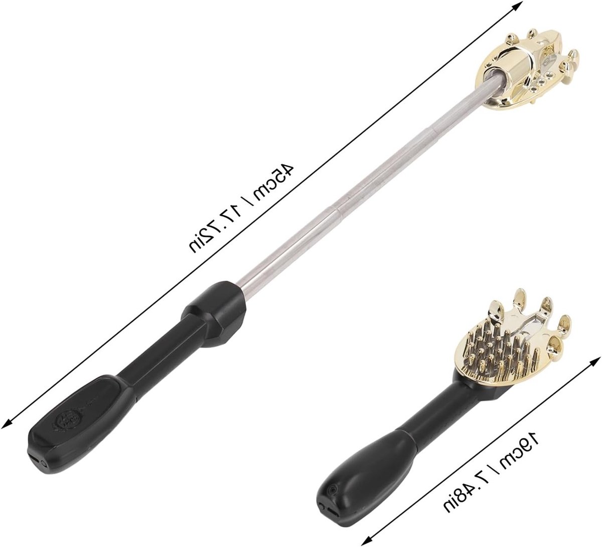 Wan Elektrische Achterkrabber Massage Tool met Lange Handgreep - afbeelding 3