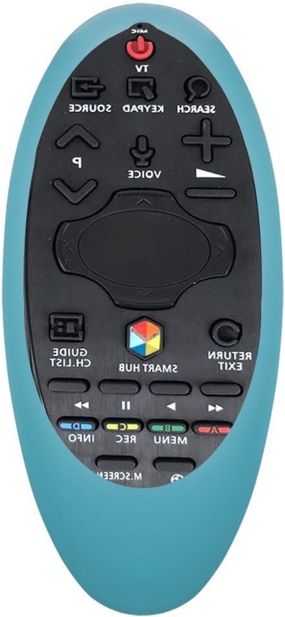 Anti-slip en Schokbestendige Afdekking voor TV-afstandsbediening, Geschikt voor Smart TV's, Bescherming en Comfort in Rood/Groen/Blauw