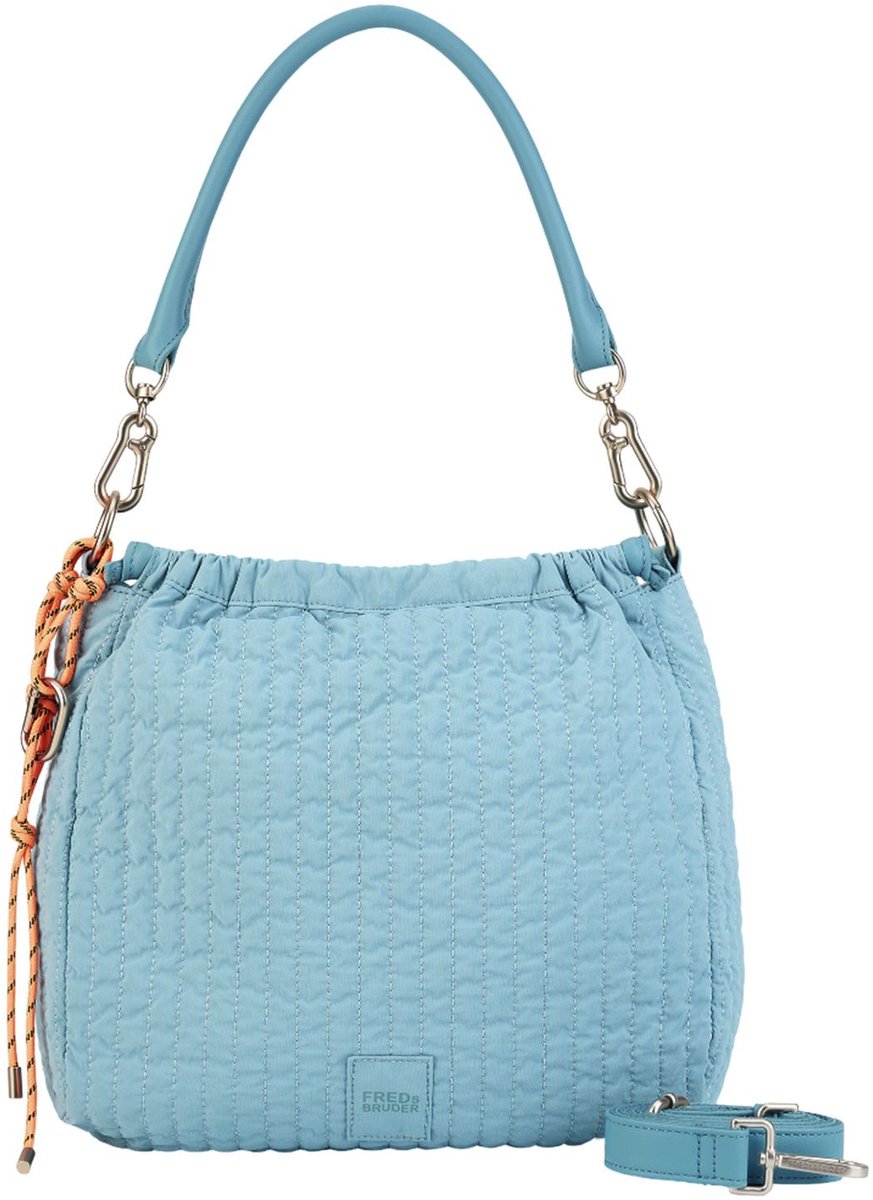 FREDsBRUDER schoudertas Just Flow Collection Hobo Bag Powder Blue Lichtblauw