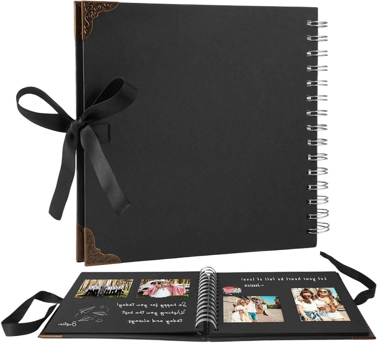 Creatief Fotoalbum voor Scrapbooking 20.5 x 20.5 cm, 40 Pagina's, Perfect voor Kunst en Ambachten