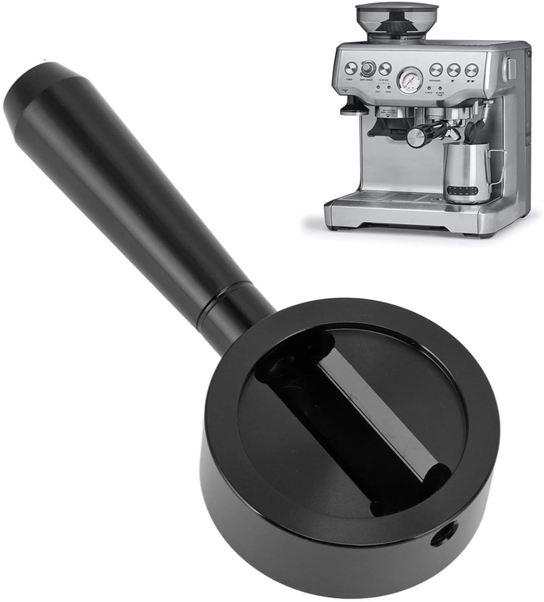 Cosensi- Stoomhendel Aluminiumlegering - Vervangende Stoomgreep - Koffiemachine Accessoire - Geschikt voor Sage BES870/875/876 - Duurzaam - Glanzend Oppervlak