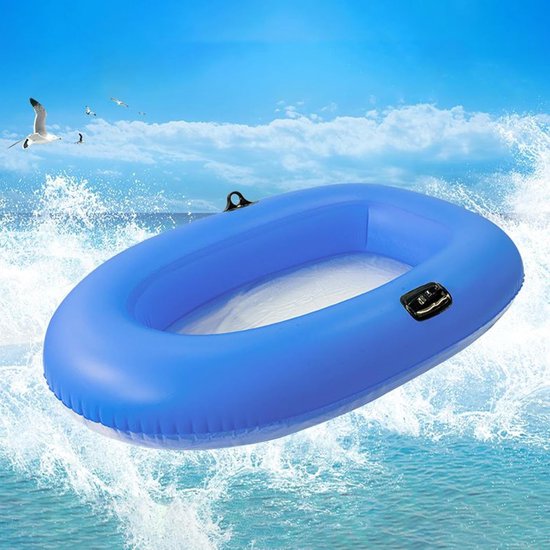 Opblaasbare boot - Zeeboot rubberboot - Water avonturen - Transparante bodem - 160 x 110 cm - Uniek — afbeelding 5