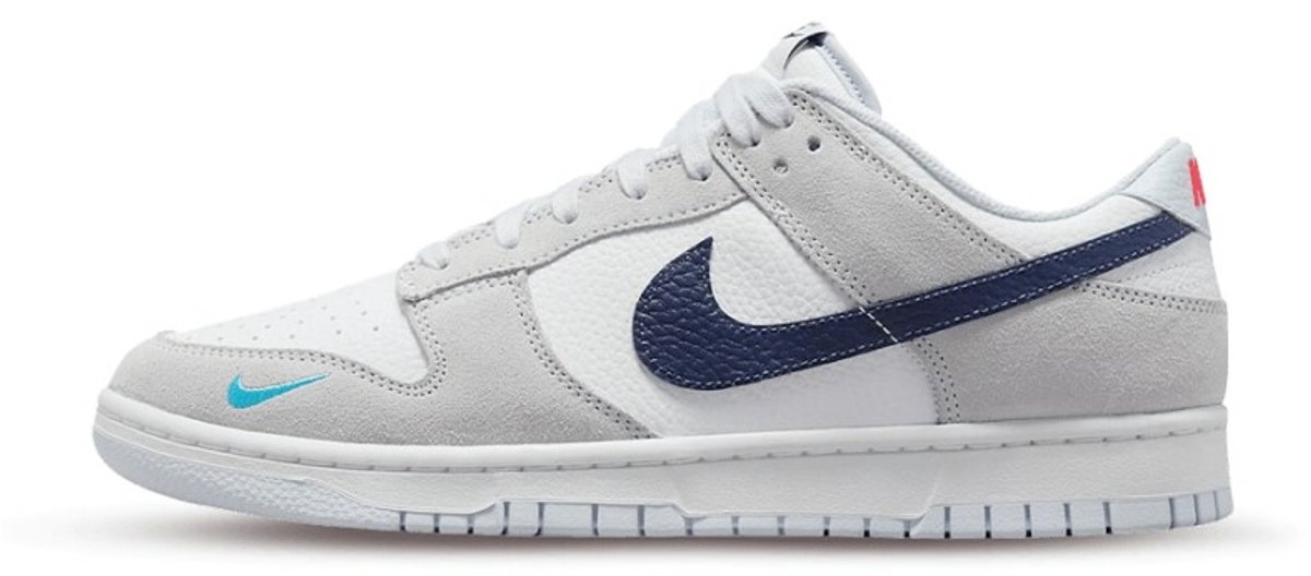 Nike Dunk Low ‘ Aqua Mini Swoosh’ Wit