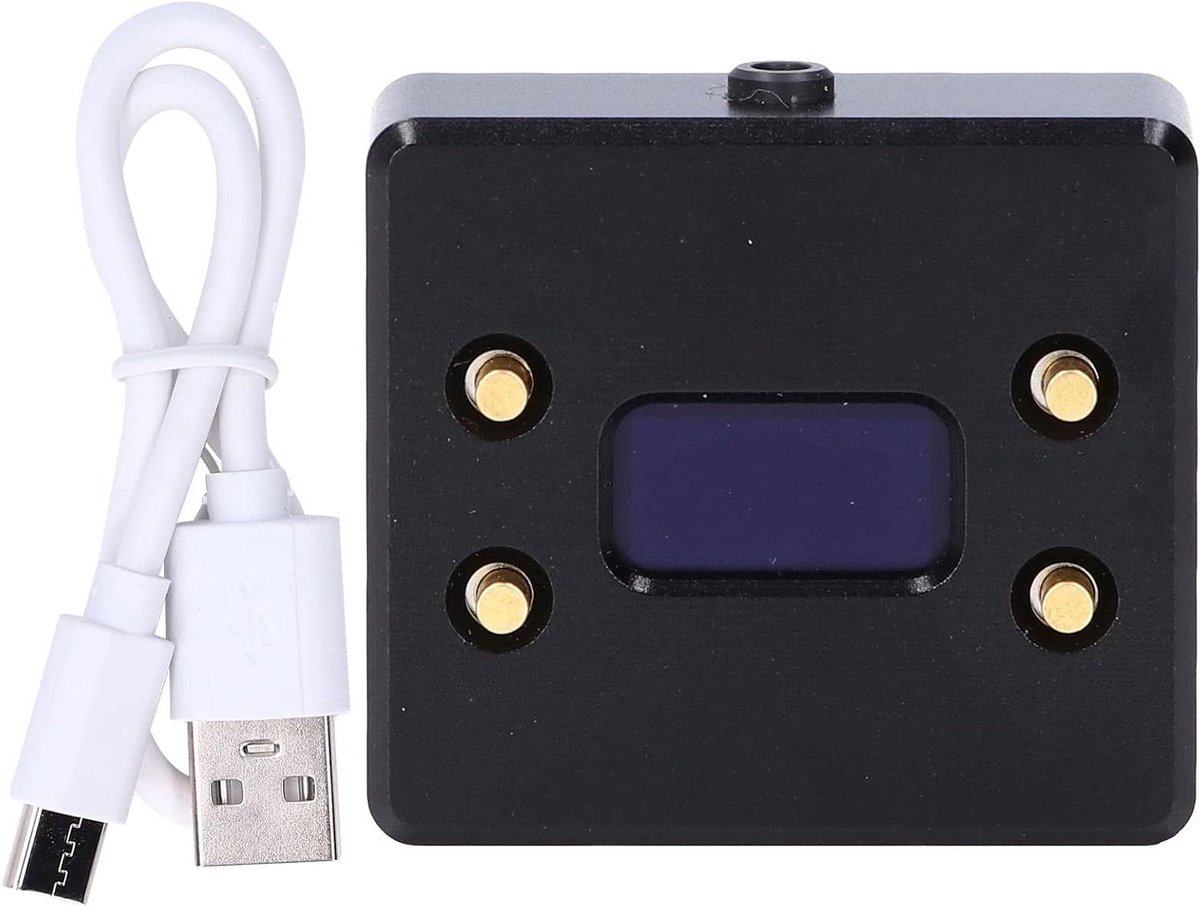 Draagbare Lichtmeter - Fotometer Camera - Fotografie Belichting - Nauwkeurige Meting - 10 x 9 x 4 cm - Zwart