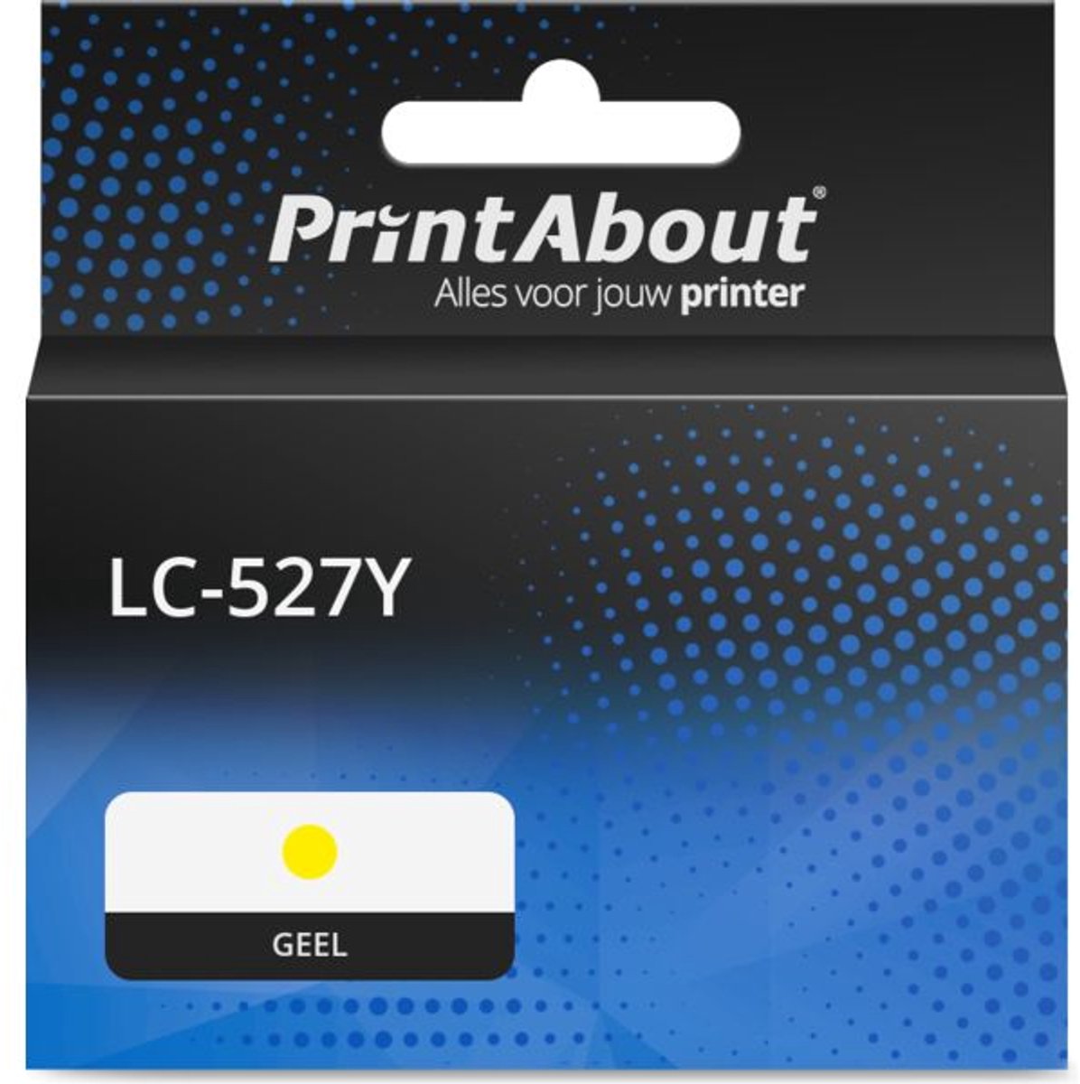 PrintAbout huismerk Inktcartridge LC-527Y Geel geschikt voor Brother