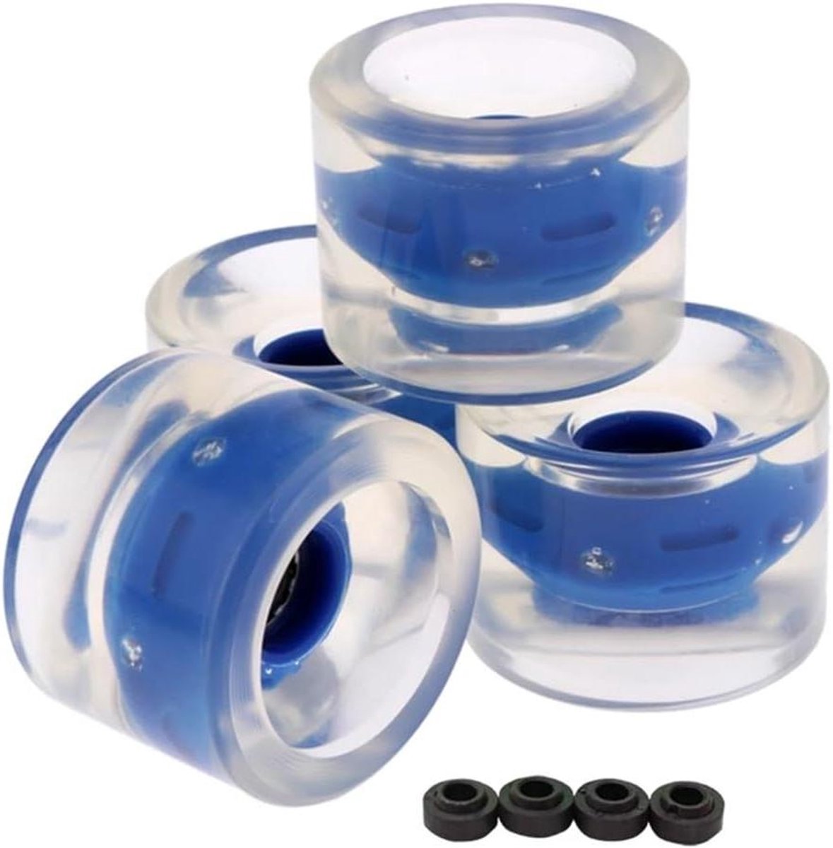 Skateboard Wielen Roller Wielen Skateboarden Knipperende Verlichting 60x45mm 4 stuks