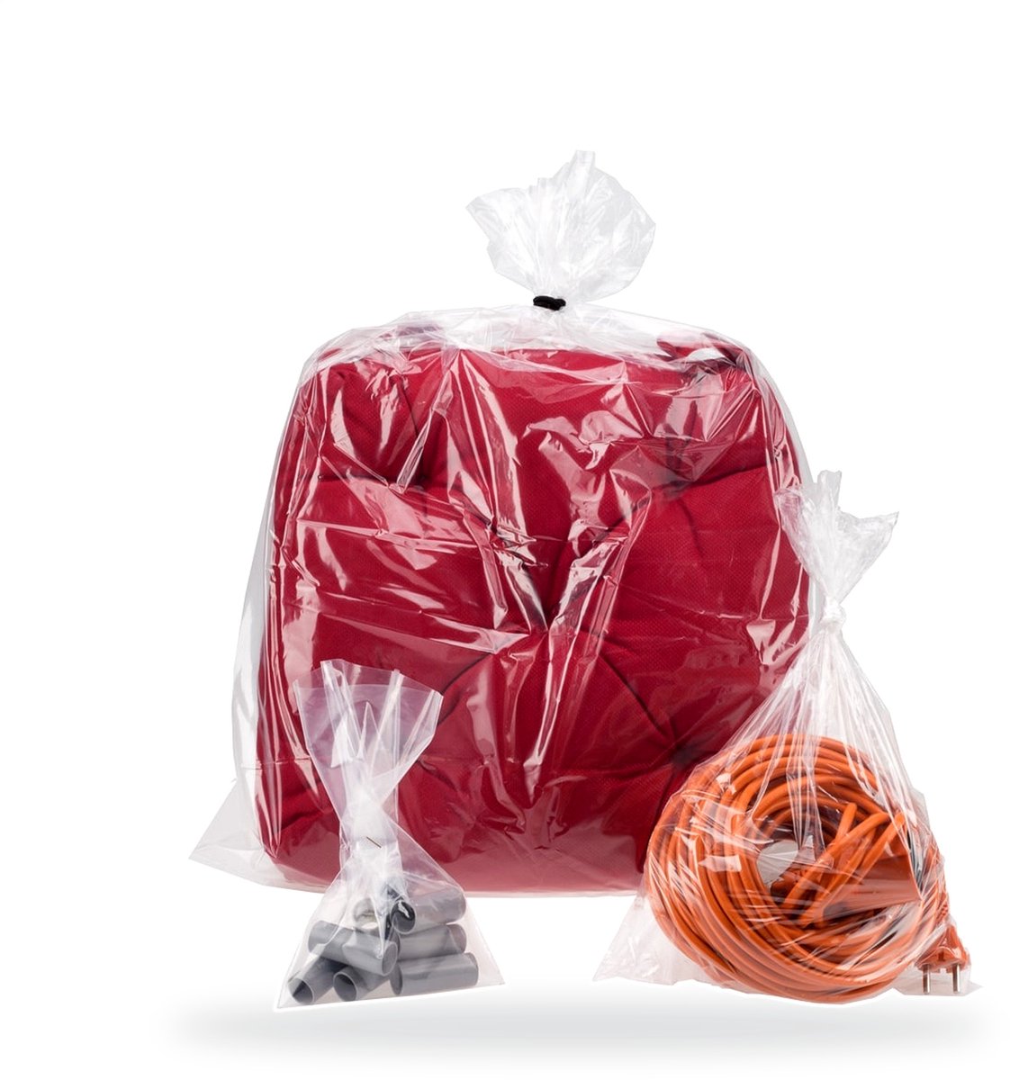 Inpakr Plastic Zakken PE Transparant - 60 x 100 cm - 50 micron - 250 stuks
