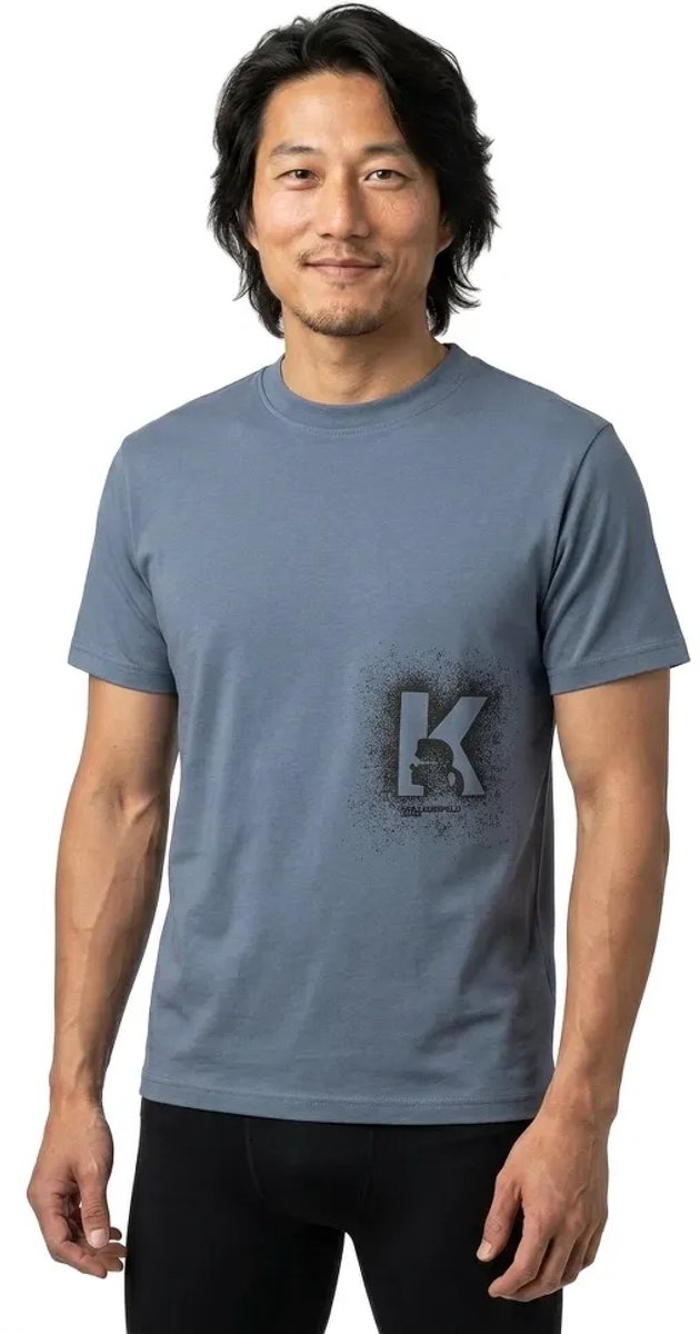 Karl Lagerfeld Jeans B3m17029 T-shirt Met Korte Mouwen Blauw S Man