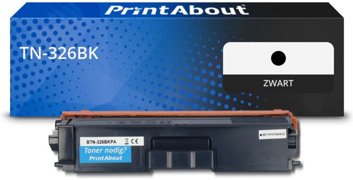 Brother TN-326BK toner zwart Huismerk
