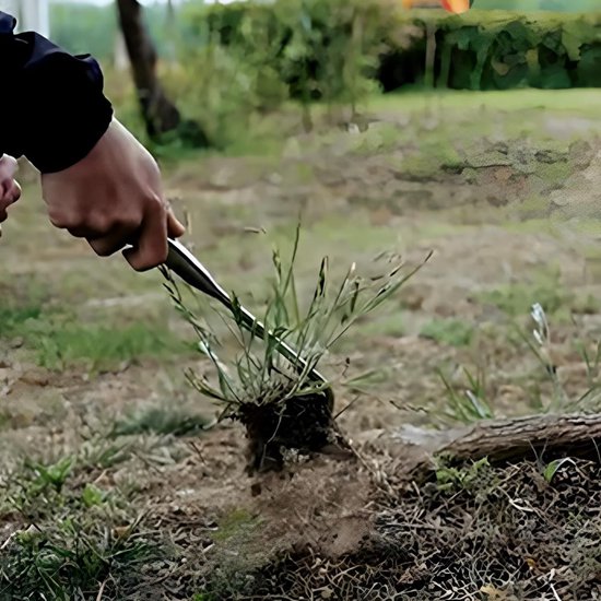 Onkruid Wieden Tool - Hand Wieden Graven - Tuinonderhoud - 4 Scherpe Tanden - 30 cm - Zwart — afbeelding 5