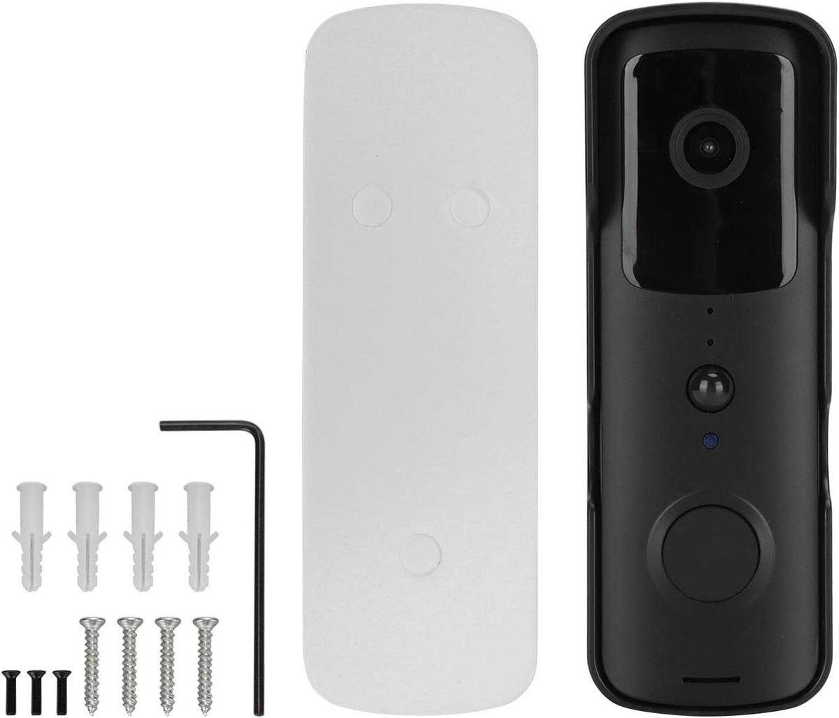 Video Deurbel - Slimme Camera - Veiligheid Thuis - Draadloze Wifi - 1080P HD - Zwart