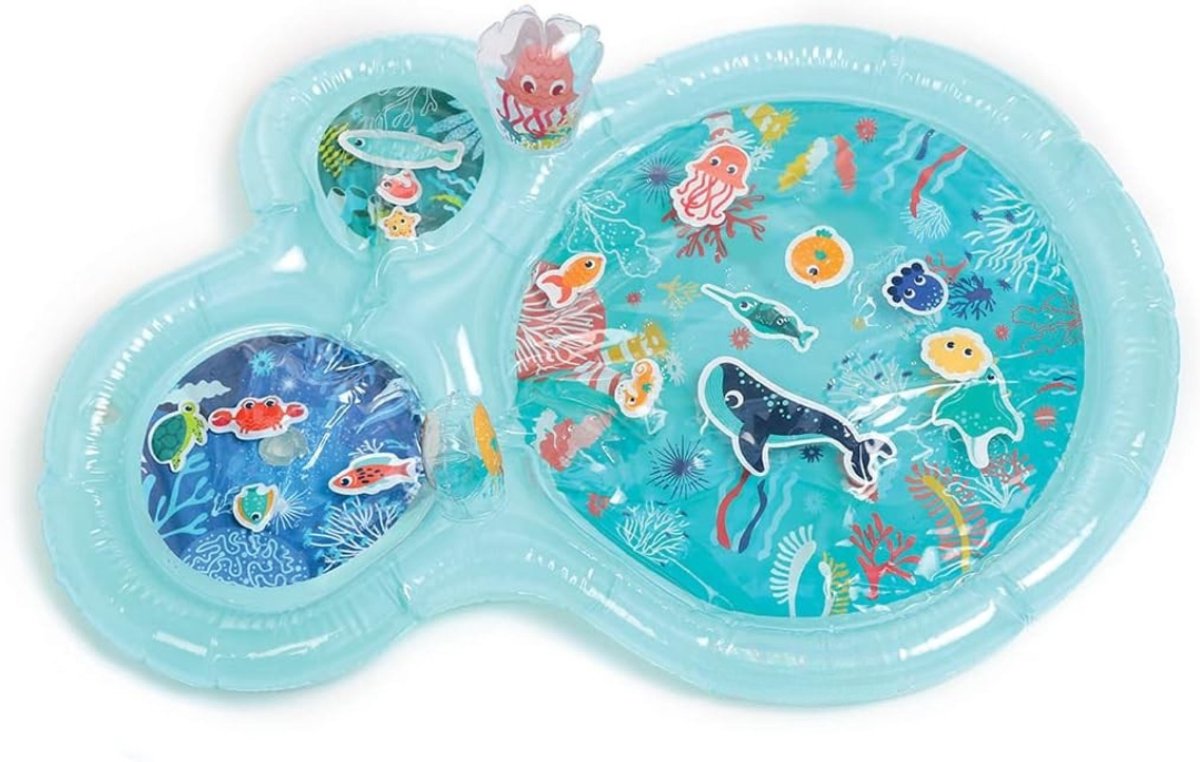 QUOVO® Watermat - Speelmat Water - Waterspeelmat Baby - Blauw - 94cm x 20cm x 63cm