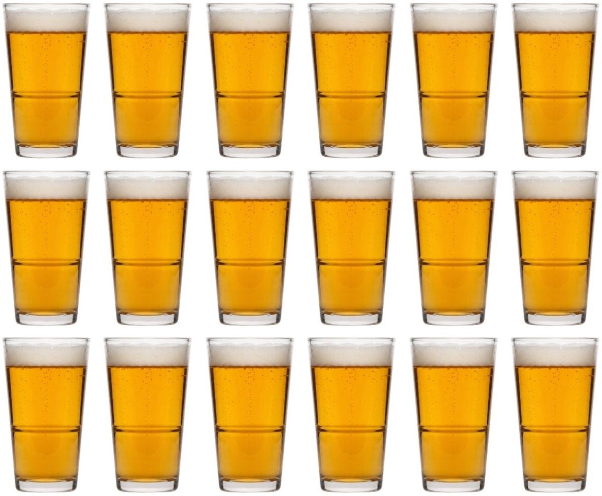Cookinglife Bierglazen Vaasje / Amsterdammer 340 ml - 18 stuks